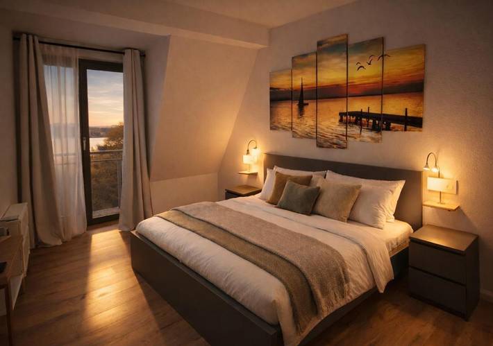 Ferienwohnung für 12 Personen, mit Seeblick und Ausblick in Strausberg - 3