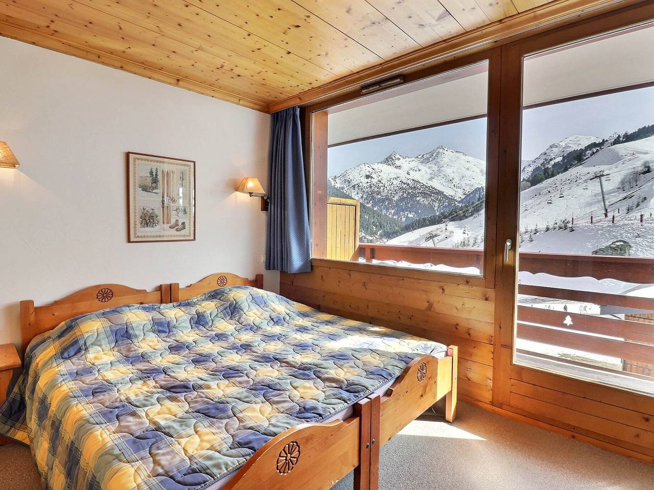 Apartamento entero, Encantador apartamento Méribel, sur, 6 pers, wifi in Méribel-Mottaret, Les Allues