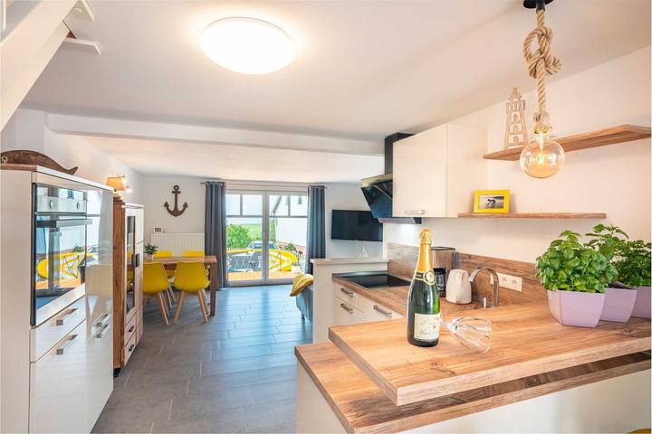 Ferienhaus für 4 Personen, mit Garten und Ausblick sowie Seeblick in Loddin - 4