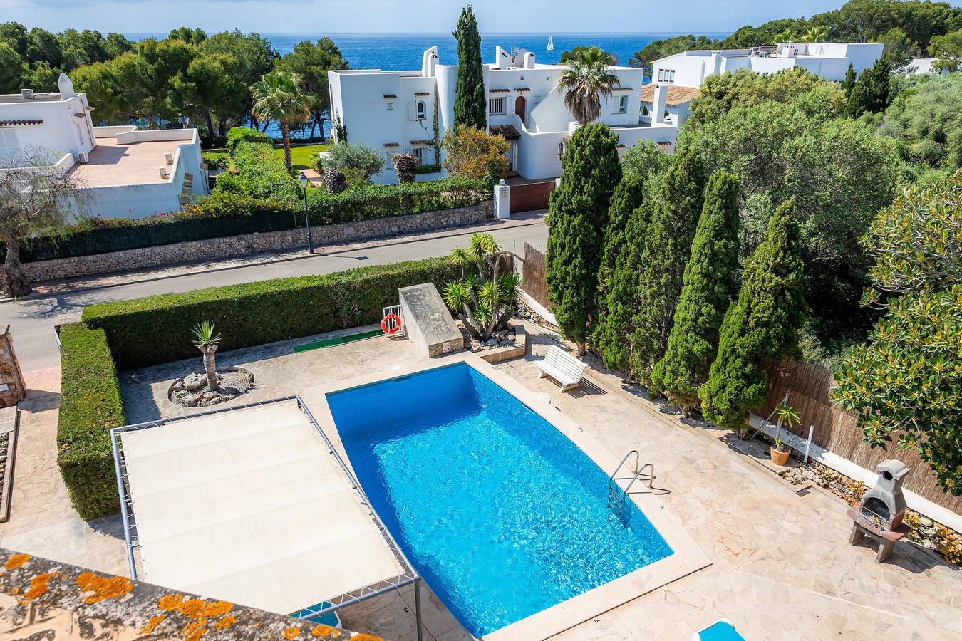 Villa 'Des Port - Vistas Al Mar' avec vue sur la mer, Wi-Fi et climatisation in Portopetro, Santanyí