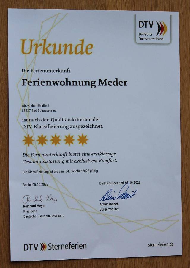 Ferienwohnung für 4 Personen, mit Balkon und Terrasse sowie Garten und Ausblick in Bad Schussenried - 3