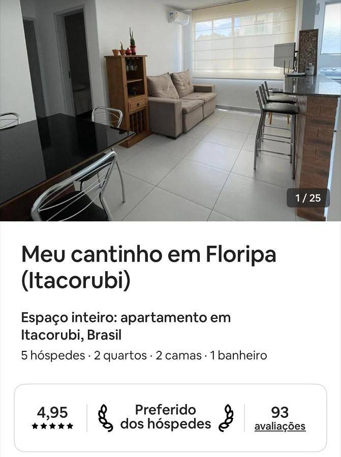 Casas e apartamentos de temporada para 6 pessoas em Itacorubi