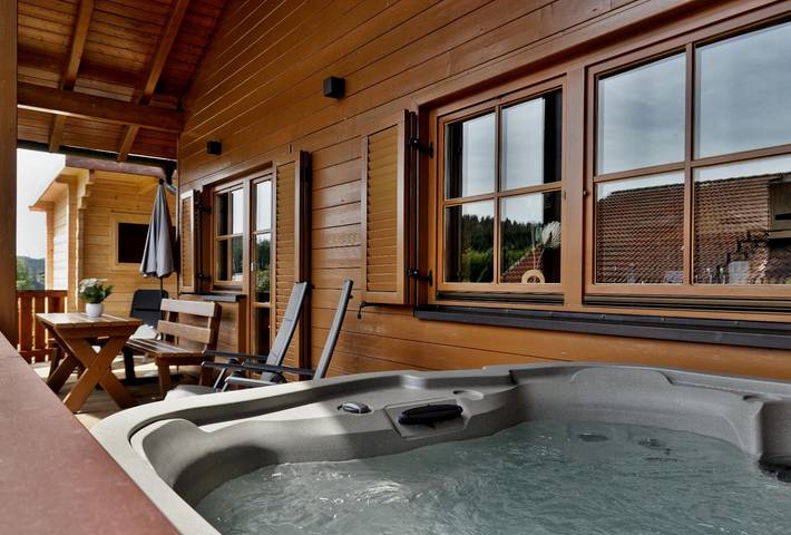 Chalet für 4 Personen, mit Garten und Sauna sowie Whirlpool und Terrasse im Bayerischer Wald - 2