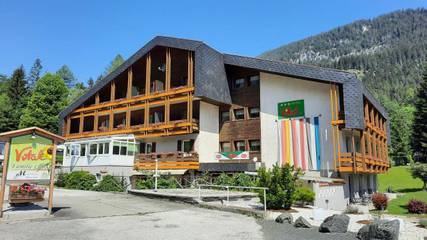 Hôtel pour 2 personnes, avec vue ainsi que jardin et sauna, animaux acceptés dans Bad Bleiberg