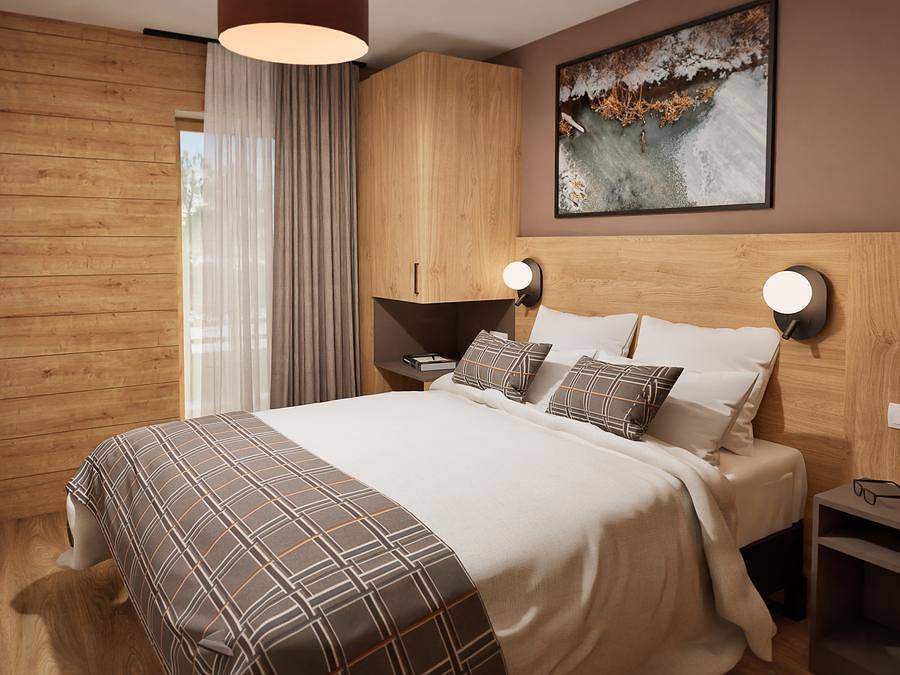 Résidence Odalys Collection L'Ecrin Blanc - Appartement 4 personen - 2-kamerappartement voor 4 personen (ca. 37 m²) in La Rosière, Montvalezan