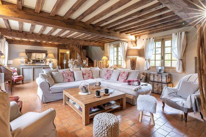 Gîte pour 12 personnes, avec jardin à Manerbe - 3