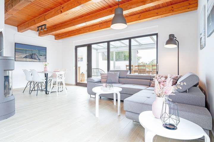 Ferienhaus für 7 Personen, mit Terrasse und Garten, kinderfreundlich in Süssau