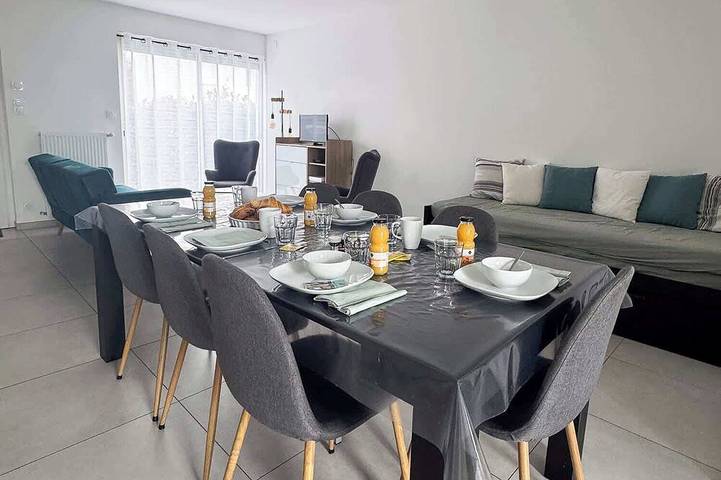 Maison de vacances pour 7 personnes, avec balcon et jardin