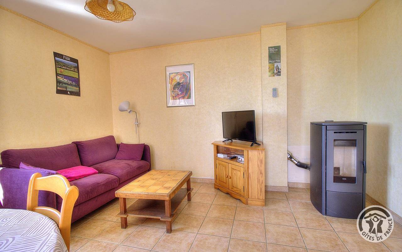 "Chez Odile et Georges" in Condrieu, Parque Natural Regional de Pilat