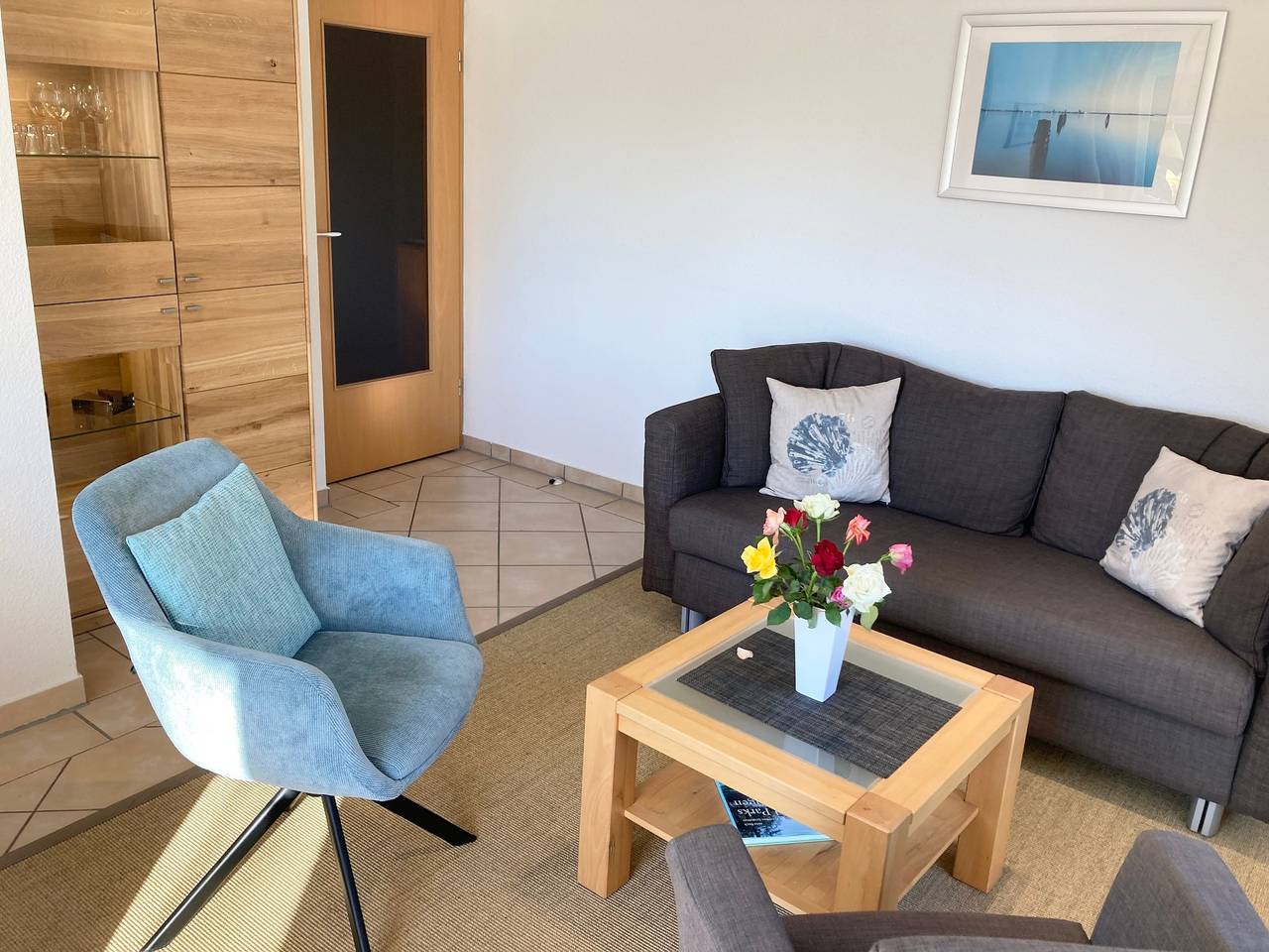 Apartamento vacacional entero, Dünenhaus in Toplage, 4 Fußminuten zum Südstrand mit Blick über Hügellandschaft zur Ostsee, Schwimmbadnutzung inklusive in Göhren, Rügen