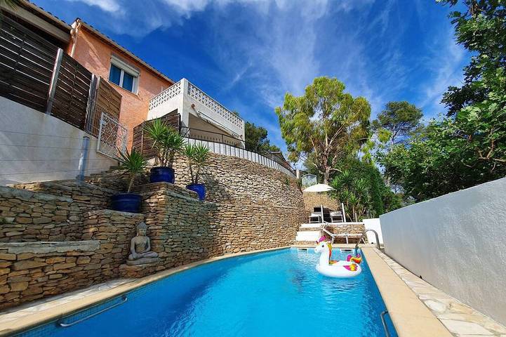 Maison de vacances pour 6 personnes, avec piscine et terrasse