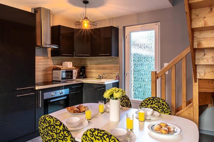 Maison de vacances pour 4 personnes, avec jardin, animaux acceptés