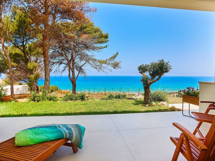 Location de vacances pour 6 personnes, avec jardin à Alcamo Marina