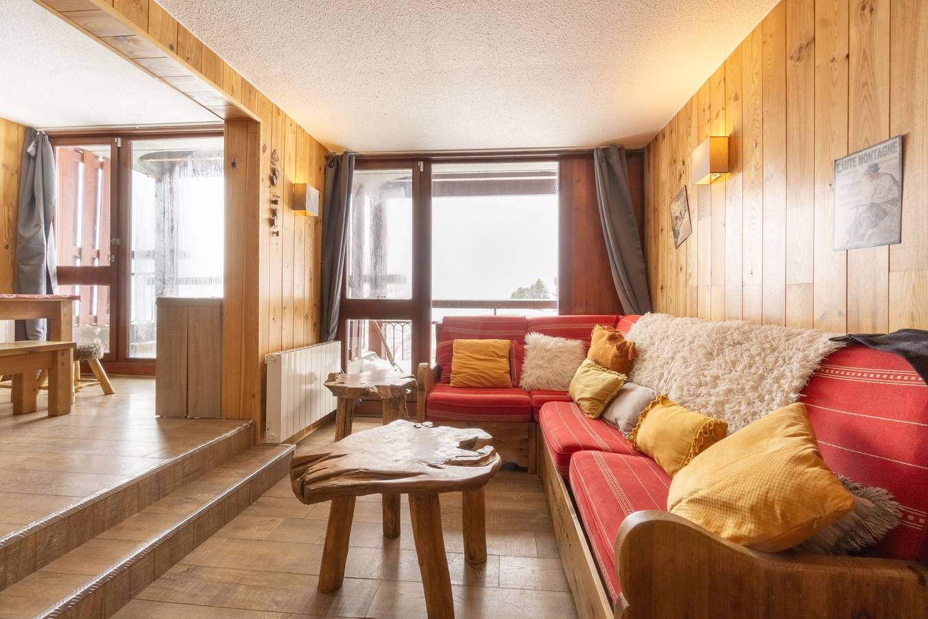 Apartamento entero, Apartamento 'Arc 2000' con vistas a la montaña y balcón in Les Arcs, Bourg-Saint-Maurice