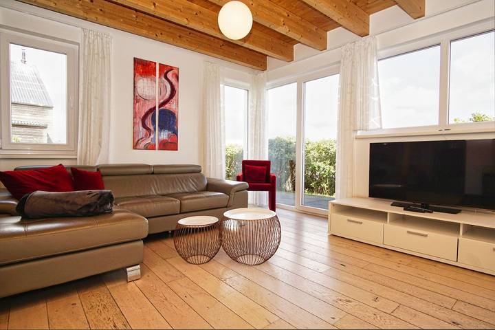 Hafennahes Ferienhaus mit Terrasse und Meerblick - Ferienhaus TimpeTe Backbord in Gager, Mönchgut