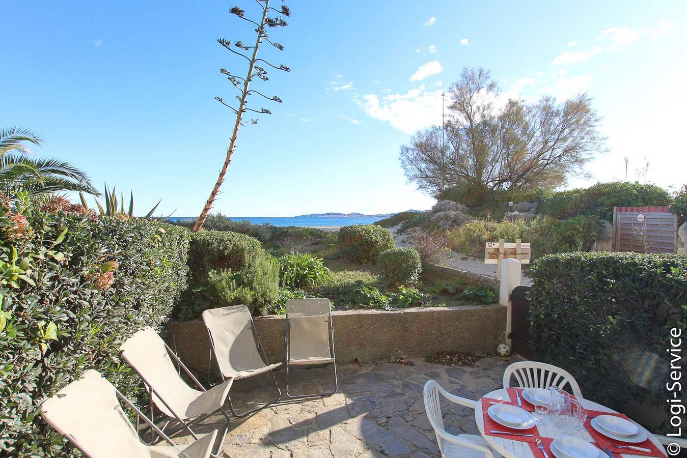 Appartement de vacances entier, Appartement 2 pièces sur plage avec grande terrasse in Port Grimaud, Grimaud