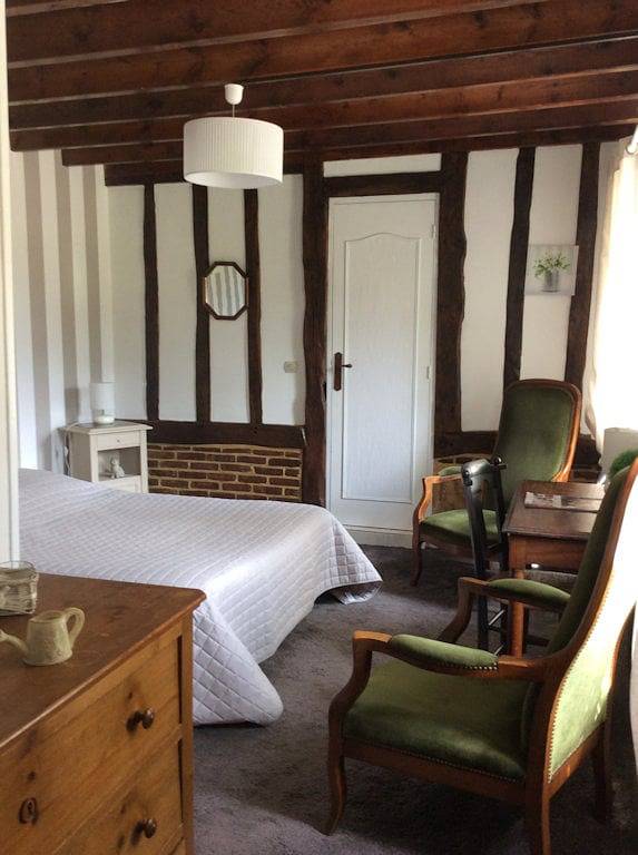 La Ferme du Manège - La chambre Les Colombages in Sassetot-le-Mauconduit, Région du Havre