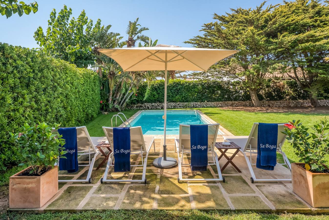 Chalet Sa Boga con piscina, jardín y Wi-Fi in Cap d'en Font, Sant Lluís
