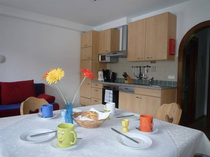 Ferienwohnung für 4 Personen, mit Balkon und Garten sowie Sauna, kinderfreundlich - 1