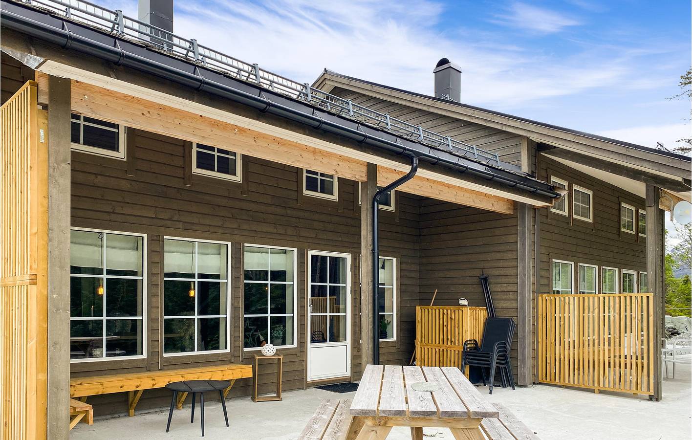 Ferienhaus für 6 Personen mit Ausblick in Eid