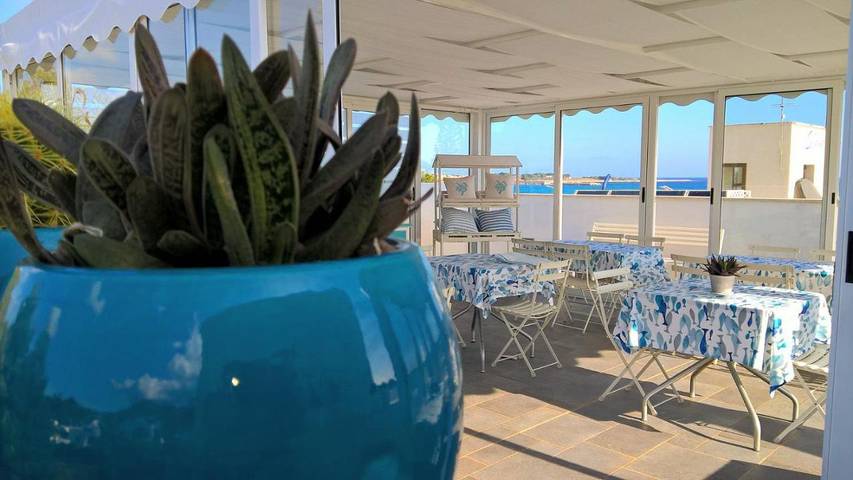 BnB für 2 Personen, mit Garten und Terrasse sowie Ausblick in San Vito Lo Capo