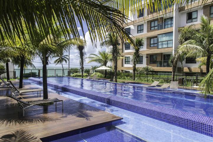 Ganze Wohnung, Ferienwohnung für 6 Personen mit Kinderpool in Cabo Branco, João Pessoa