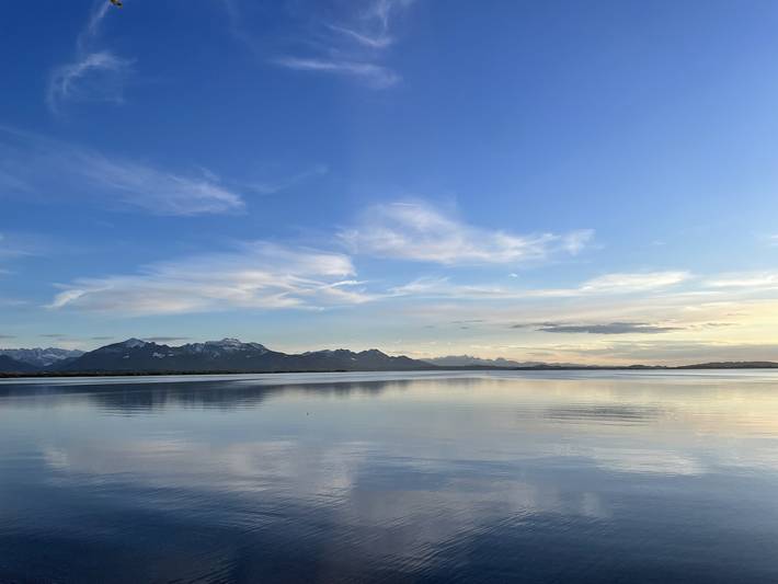Ferienwohnung für 5 Personen, mit Seeblick und Balkon, kinderfreundlich in Chieming - 3