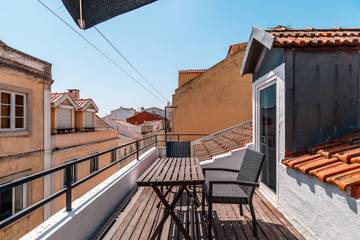 Ferienwohnung für 2 Personen, mit Balkon in Lissabon