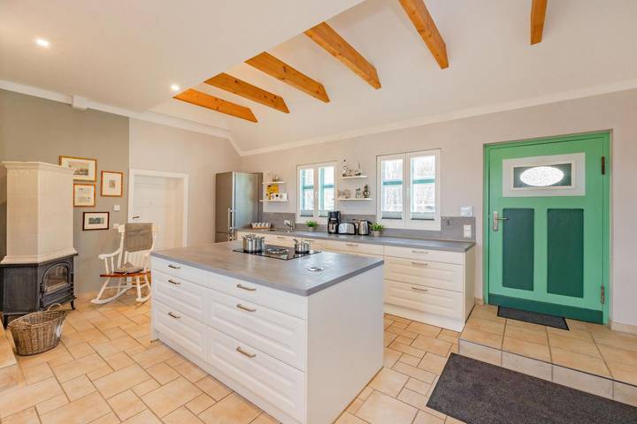 Ferienhaus für 8 Personen, mit Terrasse und Garten sowie Ausblick in Rankwitz