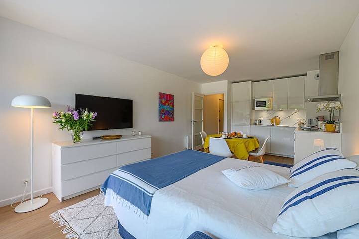 Appartement entier, Grand studio, les pieds dans l'eau! Labellisé Clevacances in Bénodet, Région de Quimper