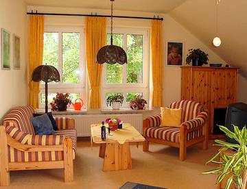 Ferienwohnung für 2 Personen, mit Garten und Ausblick in Kappeln