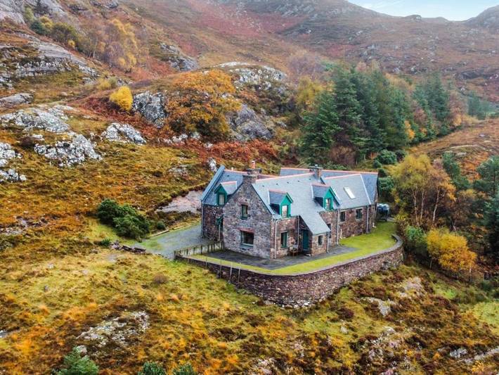 Location de vacances pour 5 personnes, avec jardin dans Shieldaig
