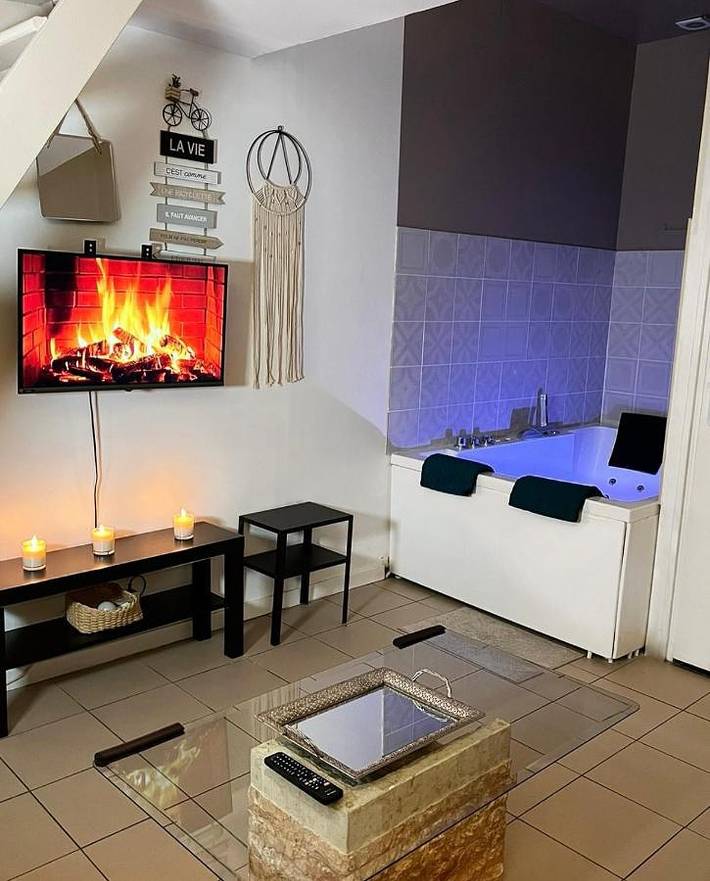 Appartement de vacances pour 2 personnes, avec Jacuzzi