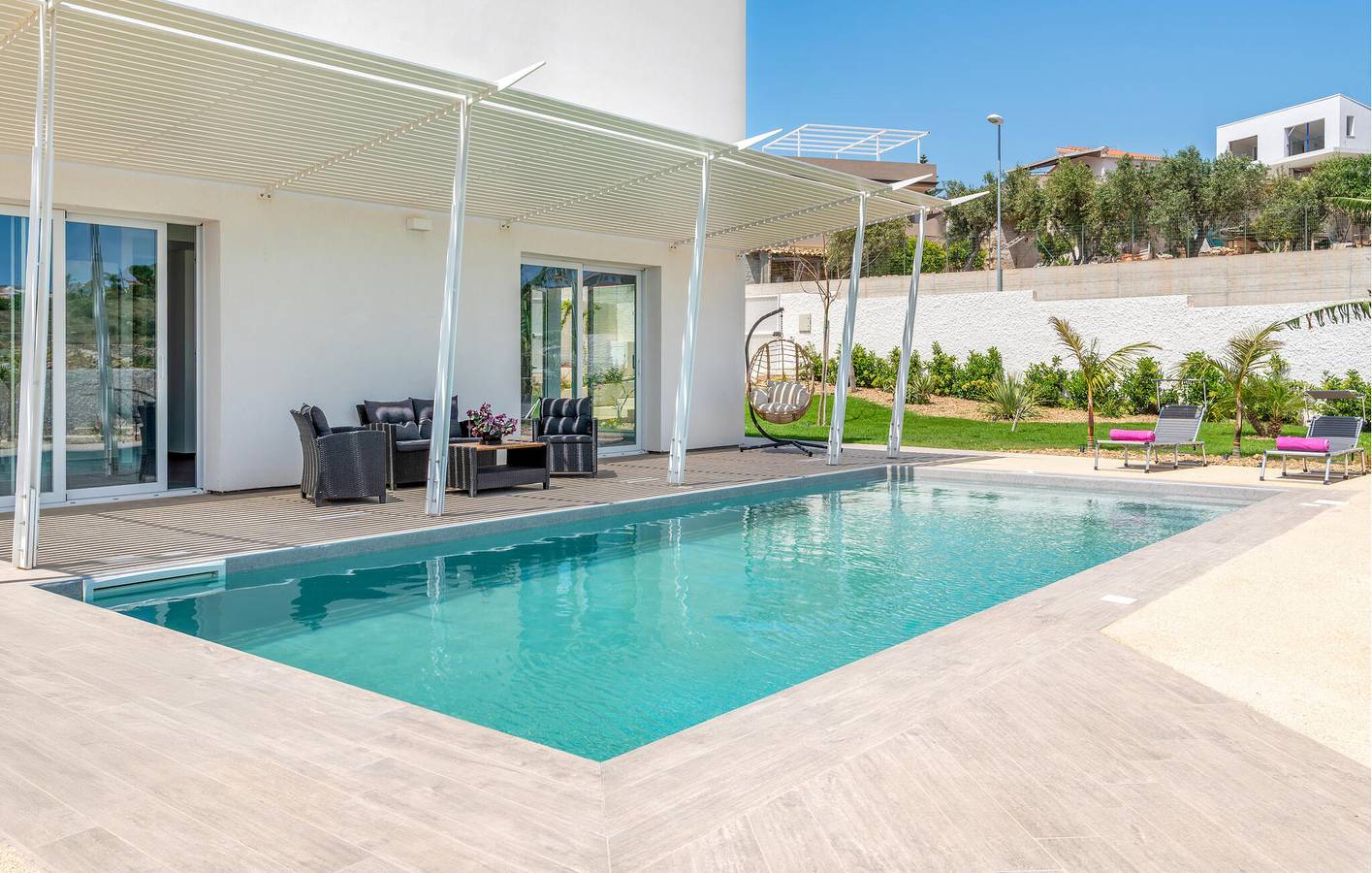 Appartement avec vue sur la mer, avec piscine et parking, à 900 m de la plage in Ragusa, Province de Ragusa