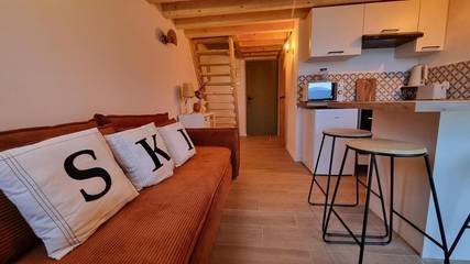 Gîte pour 4 personnes, avec vue sur le lac et vue à Puyvalador