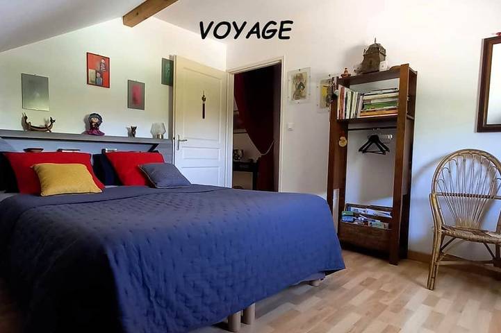 Chambre d’hôte pour 2 personnes, avec Jardin