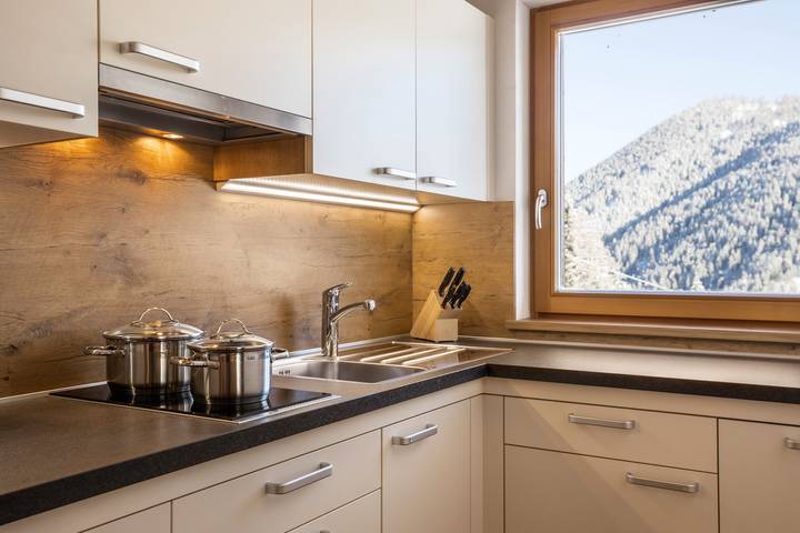 Appartamento intero, Appartamento 'Ciasa Funtanies Sas Dla Crusc' con vista sulle montagne, giardino in comune e Wi-Fi in Piccolino, San Martino in Badia