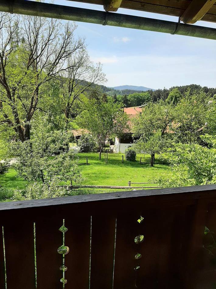 Ferienwohnung für 6 Personen, mit Balkon und Balkon/Terrasse sowie Terrasse und Garten in Viechtach