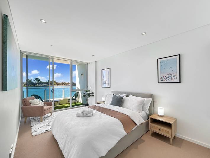 Holiday apartment for 6 people, with pool and balcony/terrace, child-friendly in Mandurah