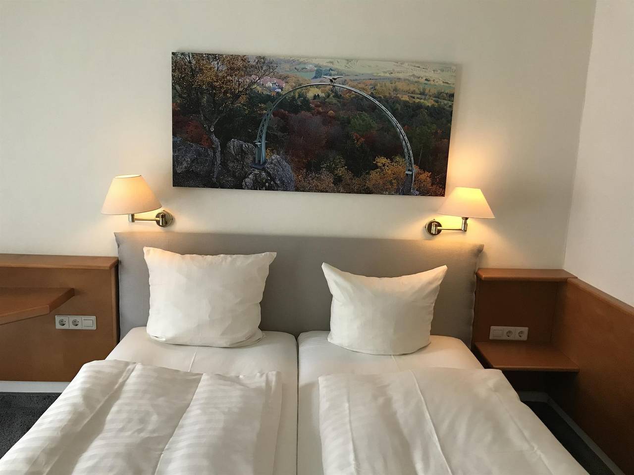 Doppelzimmer Ludwigsturm in Dannenfels, Pfälzer Bergland