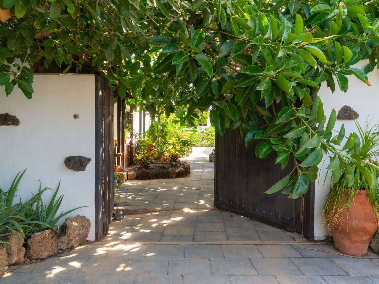 Secret Garden Villa - ländlicher Boutique-Rückzugsort, private tropische Gärten in Guatiza, Teguise