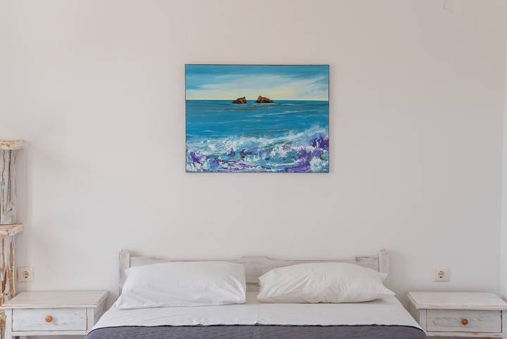Maison de vacances 'Green Retreats 4 Paros' avec vue sur les montagnes, Wi-Fi et climatisation in Paros