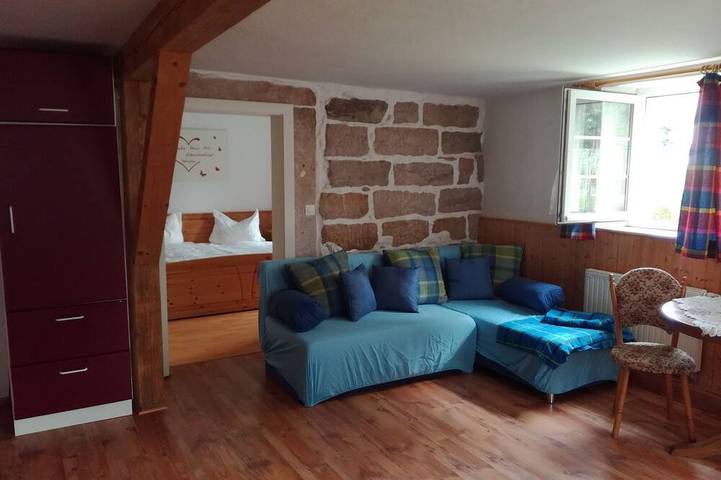 Ferienwohnung für 4 Personen, mit Garten in Pfaffendorf