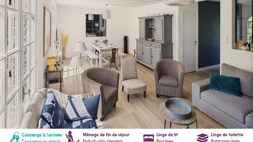 Gîte pour 15 personnes, avec jardin dans Port Blanc (Penvénan) - 3