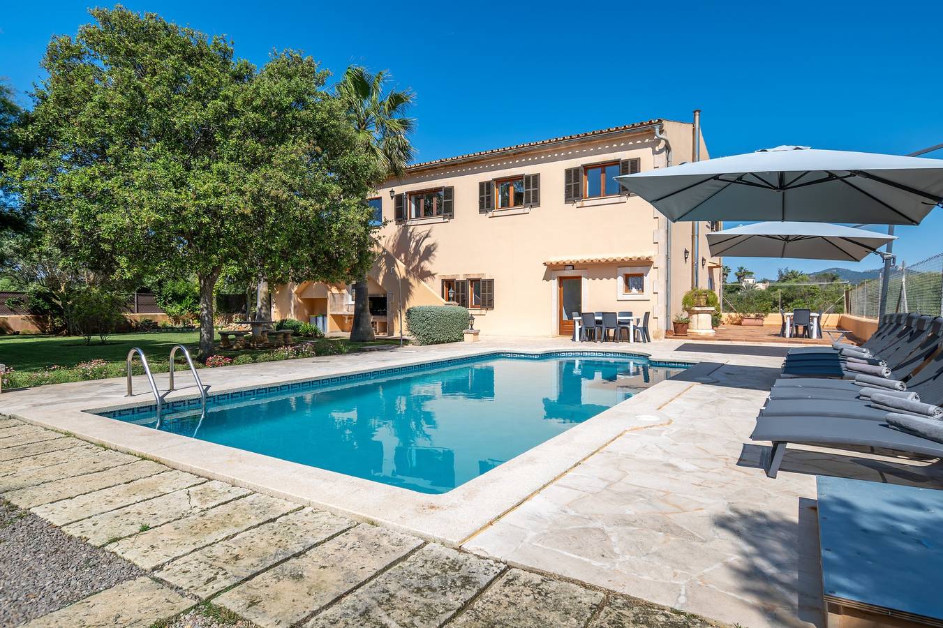 Finca 'Can Jeroni Petit' mit Meerblick, privatem Pool und Wi-Fi in Cala Mitjana, Felanitx