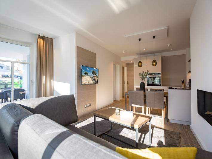 Ferienwohnung für 4 Personen, mit Balkon und Sauna in Bansin