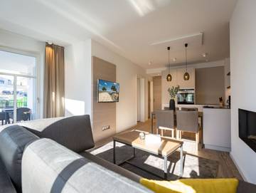 Ferienwohnung für 4 Personen, mit Balkon und Sauna, mit Haustier in Bansin