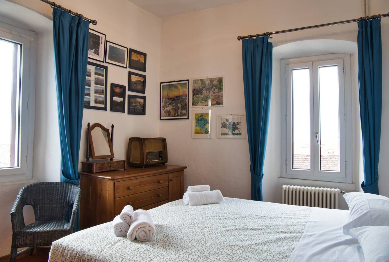 Family typical house in historic center in Domaso, Comer See