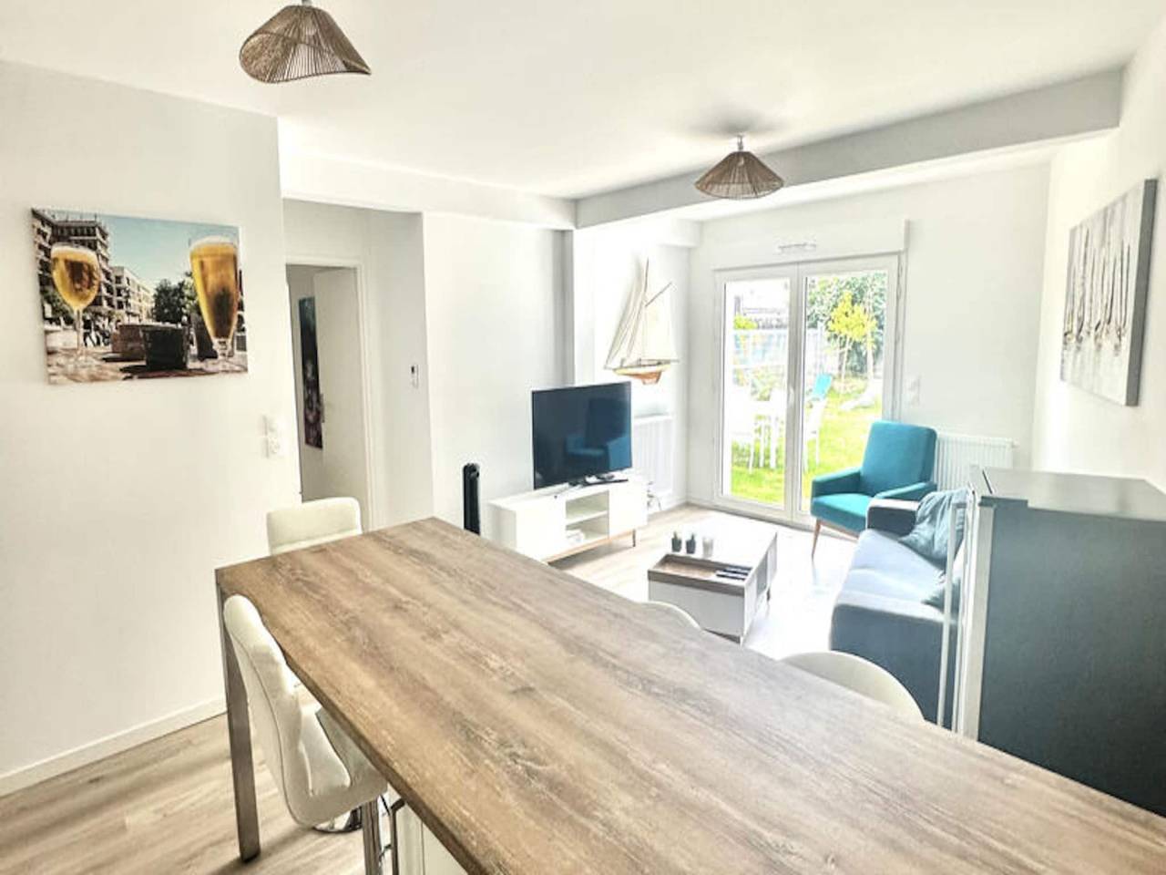 Ganze Wohnung, Apartment in La Rochelle mit privatem Garten in La Rochelle, La Rochelle und Umgebung