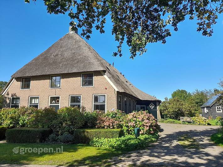 Vakantiehuis voor 20 personen, met terras en balkon/terras in het Nationaal Park Dwingelderveld